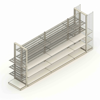 Sistem Rak Supermarket Tugas Berat 120cm Rak Display Modular