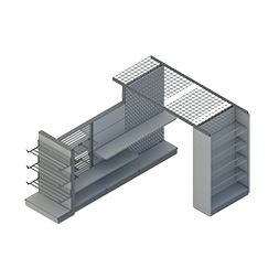 Rak supermarket berat / rak tampilan ritel